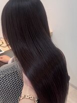 ニュイ 木更津(nuit) 着物ヘア/大人ガーリー/ダークアッシュ/似合わせカット/木更津