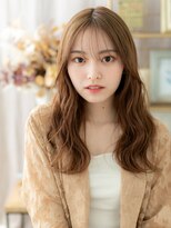 カバーヘア ブリス 大宮西口(COVER HAIR bliss)&nbsp;マロンブラウン/シースルーバング/ゆるふわ巻き/韓国風/20代g