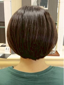 ヘアークリアー 春日部 ショートボブ ミニボブ ココアブラウン
