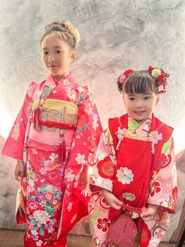 バサラ 名古屋駅前店(VASARA)の写真/【七五三/下見予約￥0】当日のご予約OK！お子様と一緒にお母様の着物も下見しませんか？