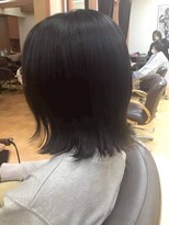 ヒラトヤ 肴町店&nbsp;くびれヘア髪型外ハネ柔らかブラウン結べるボブくびレイヤー