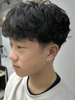 ナム 錦糸町(NAM)&nbsp;MEN’S/リバースセンターパート/ニュアンスパーマ/錦糸町
