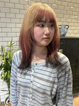 ニキータ(Nikiita) 【rico style】デザインカラー/裾カラー/ペールピンク