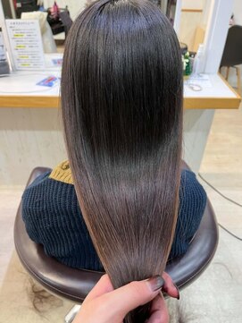 ワンクリエーション 愛甲石田店(ONEcreation) アンブレラカラー前髪クールショートイメチェン