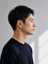 グースカ(guusca)&nbsp;ビジネスヘア／黒髪ショート/大人メンズヘア