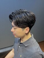 ビーダンディー(Bee dandy) ビジネスツーブロックショート フェザーパーマ サイドパート