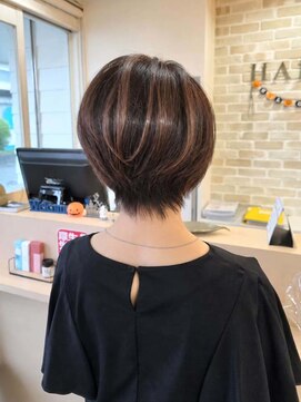 ヘアーズ 本店(HAIRZ) 《HAIRZ》平田☆大人可愛いショートグラデーションボブヘアー