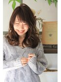 抜け感ゆるふわロング