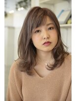 アドラーブル 長岡リップス旭岡店(adorable)&nbsp;エレガントアッシュ★スタイリング簡単セミディ