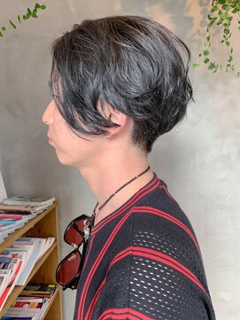 テトヘアー(teto hair) men's (パーマ、ミディアム、トランクスショート)