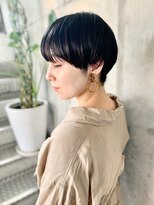 ドアベルヘアリビング(Door Bell hair Living) 大人の黒髪マッシュショート