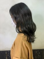 オーストヘアー リュウール(Aust hair Lueur)&nbsp;ナチュラルバレイヤージュ×ブルーグリーン　k