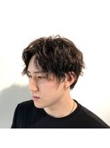 メンズワイルドパーマ~クセ毛風~