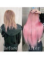 あるじゃんすー 京都店&nbsp;ペールピンクカラー#ナチュラルピンク#シールエクステ#京都