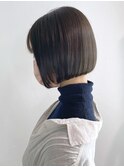 アッシュミニボブ_外ハネボブセクションカラー_ba381501