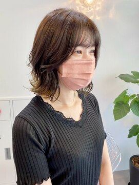 ギグスダブル 栄店(gigs double) 韓国レイヤーボブカット＆グラデーションカラー