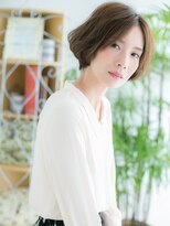 レアワンハナレ センター北美容院(lea/1 HANARE)&nbsp;センター北/髪質改善/ニュアンスカラー!前髪なしショートパーマa