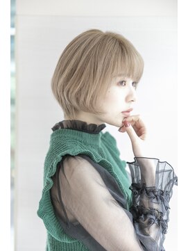 アフロディーテ ギンザ 秋葉原店(APHRODITE GINZA) 切りっぱなしボブ/エアリーロング/美髪/ピンクブラウン/秋葉原