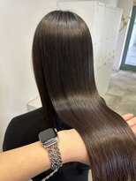 イオエ 岡本(ioe)&nbsp;髪質改善/ショコラアッシュ/ヘルシースタイル/縮毛矯正/春カラー