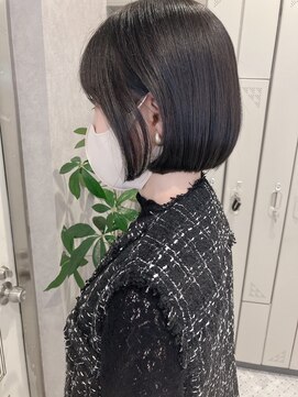 ジーナ セントラル銀座(Zina) タンバルモリ＊韓国ボブ＊ダークアッシュ【ZinaCENTRAL】