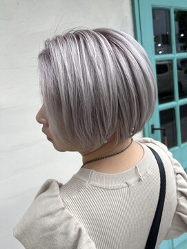 ロダット 横浜(LODAT by little) ショートボブ×シルバーグレージュ【LODAT横浜】