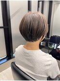丸みショートボブ
