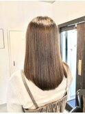 髪質改善セミロング