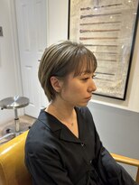 ヘアーワークス ヘルム 渋谷店(HAIR WORKS HELM)&nbsp;【 HELM】ハイトーンショート☆
