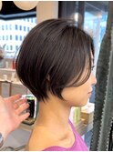 ★横浜で大人美人ショート！黒髪でも頭が大きく見えない！