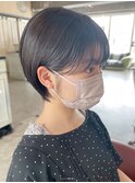 黒髪ショート/丸みシルエット/丸みショート/20代30代40代50代
