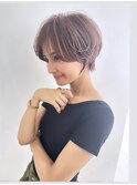 ショートボブ髪型20代30代40代50代前髪あり前髪なし面長丸顔小林