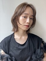 ガーランドギンザ(Garland Ginza)&nbsp;くびれボブ フェイスレイヤー　レイヤーボブ　透明感カラー