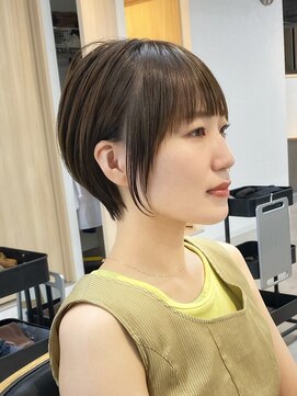 トト 船橋店(toto.) ☆デザインカラーレイヤーカットオリーブベージュ[西船橋/津田沼