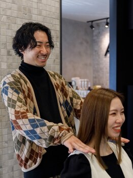 アビー(A.B.I)の写真/カウンセリングを重視◎一人一人のMake/Fashion/LifeStyleに合ったスタイルを提案!あなたらしく輝くヘアに*