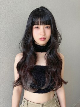 シーク 天神(SEEK) 松尾菫菜/イヤリングカラー/韓国ヘア/ダブルカラー/ブリーチ