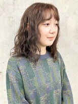 モリオ(morio)&nbsp;＊ニュアンスパーマロングハードスパイラルパーマ前髪30代40代1