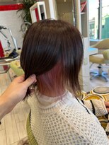 ビス フルール 日暮里店(Vis fleur)&nbsp;大人可愛いインナーカラーハイトーンピンク