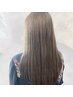 【白髪染め後の潤いケア★艶髪】カット+白髪染めフル+ヘアエステ