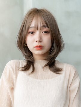 エースハバナ 渋谷(1 HAVANA) グレージュ/ミディアムレイヤー/20代30代大人かわいい