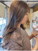 ココアグレージュ×韓国ヘア