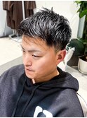 大阪梅田スパイキーショート刈り上げアップバンクツーブロック