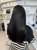 ペレ 栄 アネックス(PELE栄ANNEX)&nbsp;韓国 くびれロング レイヤー ワンホンヘア 小顔前髪