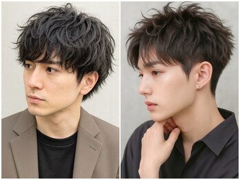 メグロ 相模大野(MEGURO)の写真/髪質/癖/骨格に合わせたメンズカット×メンズパーマが人気☆お洒落で爽やかなスタイルが好評！[相模大野]