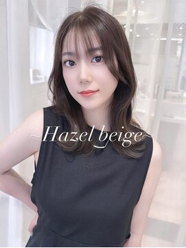 ジ オスカー(THE OSCAR) THE OSCAR齊藤/似合わせ顔まわりカット×ヘーゼルベージュ