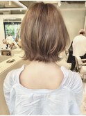 レイヤーボブ レイヤーカット　くびれヘア　ボブ