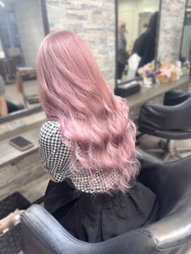 オズ 梅田店(OZ) ピンクベージュ/スーパー人毛エクステ60枚