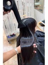 乾かす時にはその髪の変化に皆が驚いてくれます！