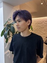 ヴィオットバイサロン(Viot by Salon)&nbsp;メンズショート/ハイトーンカラー(パープルピンク)