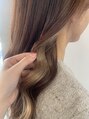 サウ(sau.)&nbsp;さりげなさが可愛い^^＊ブラウン×ベージュのインナーカラー