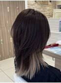ミディアムレイヤー×インナーカラー